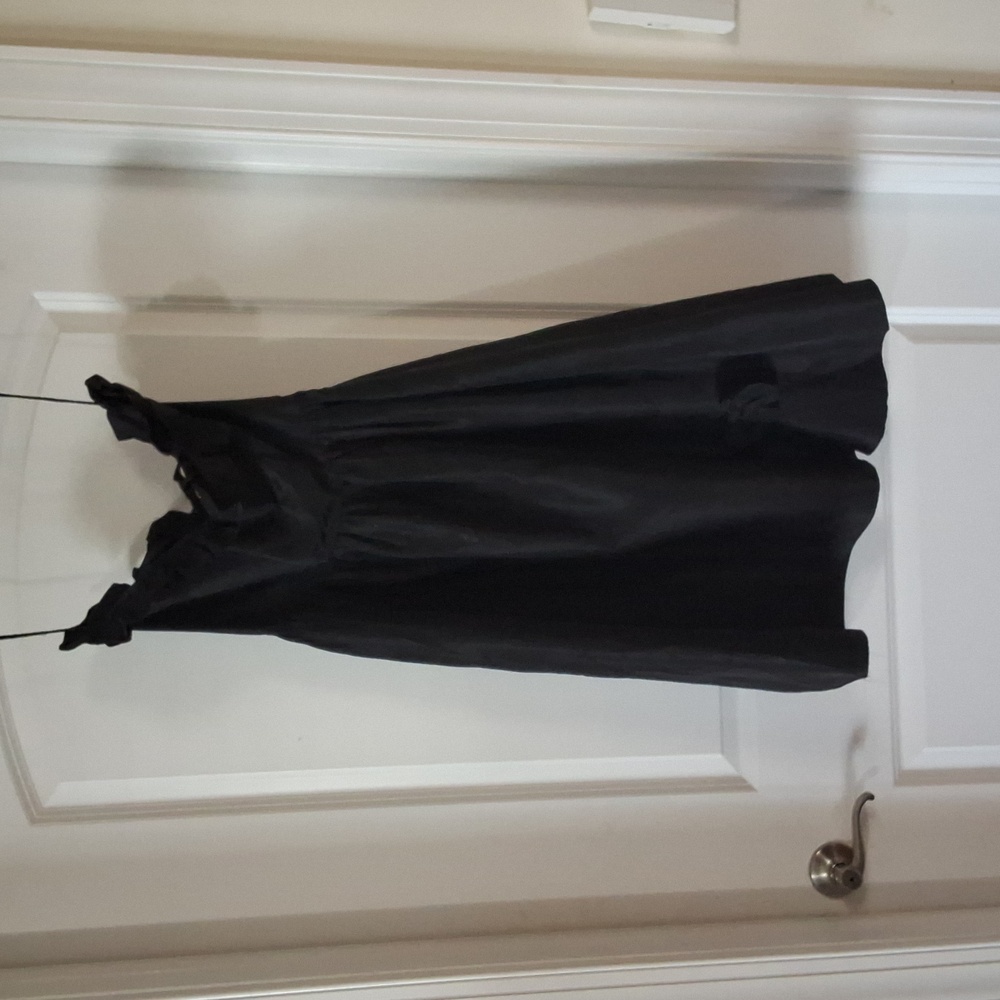 Black Strapless (below the knee ) Vintage party dressI